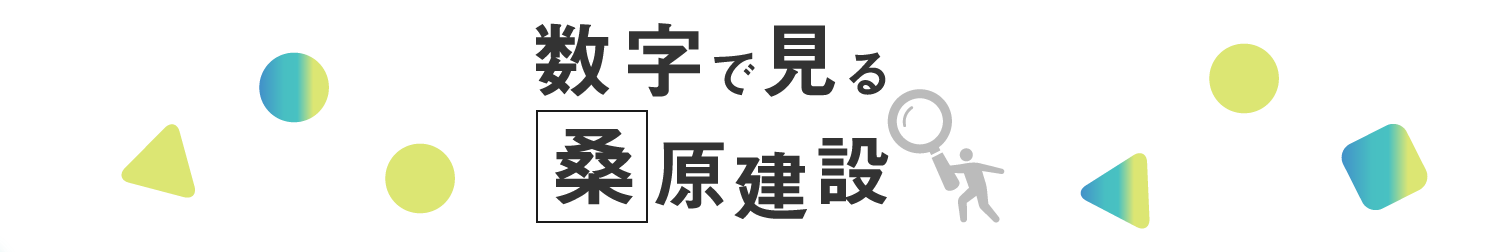 数字で見る「桑原建設」